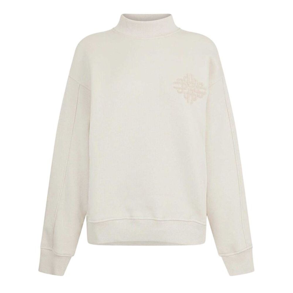 Couture Womens/Ladies Embroidered Mock Neck Sweatshirt / Gray